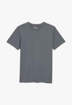 Next CREW NECK - T-Shirt Basic - Metallic Grey -Next 003f14e3e3e2473e96ac2d847a5ecb48