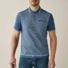 Next TEXTURED - Poloshirt - Blue Geo -Next 0415c016110b4f159500e04a93e5b38c