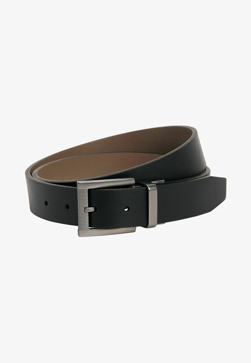 Next REVERSIBLE TEXTURED STANDARD - Gürtel - Black Tan 7 Next REVERSIBLE TEXTURED STANDARD - Gürtel - Black Tan – Bild 5