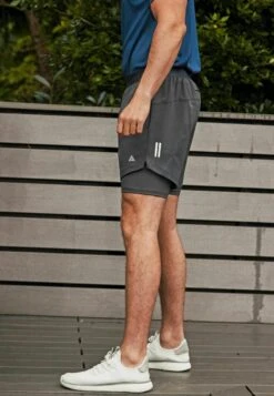 Next ACTIVE - Kurze Sporthose - Grey -Next 06596f1ffbfc4bf3a459123592fab2ab