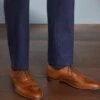 Next SIGNATURE ITALIAN WING CAP BROGUES WIDE FIT - Business-Schnürer - Tan Brown