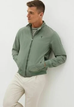 Next STAG HARRINGTON - Übergangsjacke - Sage Green