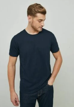 Next 7 PACK - T-Shirt Basic - White Stone Green Grey Grape Navy Blue Tan Brown -Next 0b2444636fa3481d871ef516f9b81d1a