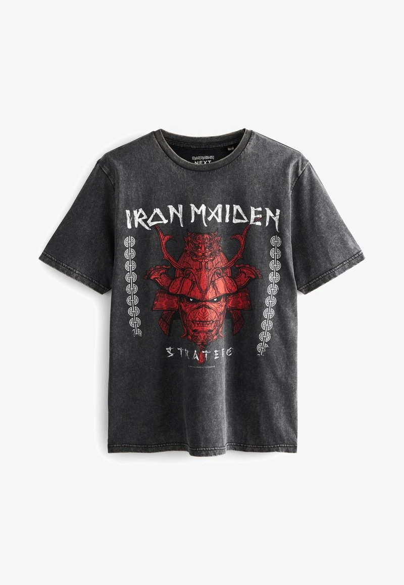 Next T-Shirt Print - Iron Maiden Grey Acid Wash 7 Next T-Shirt Print - Iron Maiden Grey Acid Wash – Bild 5