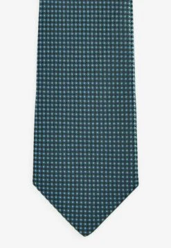 Next SIGNATURE MADE IN ITALY - Krawatte - Teal Green Geometric -Next 0c10f986609f464394dfef1102a1b352