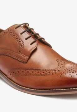 Next CONTRAST BROGUES WIDE FIT - Business-Schnürer - Tan Brown -Next 0e3eb5497ff443deb6f3f2f1ffa266d1