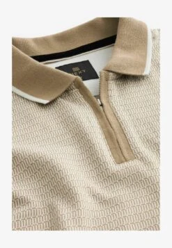 Next TEXTURED - Poloshirt - Champagne Neutral -Next 0ec0e8aa159d40b0853a1767b2884836