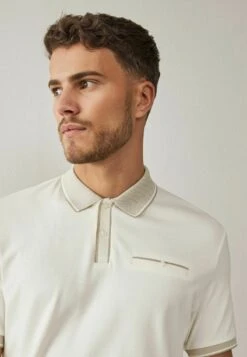 Next SMART COLLAR - Poloshirt - Ecru White -Next 1404ff39fd9f493086947e442d9e9cea