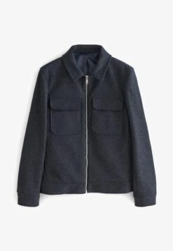 Next ZIP THROUGH TWO POCKET STANDARD - Leichte Jacke - Blue -Next 14a238d557db47778741c42e1d39b219