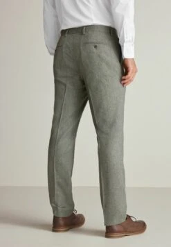 Next TAILORED FIT HERRINGBONE - Stoffhose - Green -Next 158c5ba3643b47019d7a67efeec9d3c3