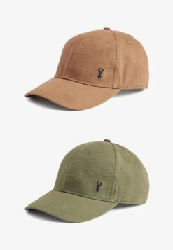Next 2 PACK STANDARD - Cap - Khaki Green Tan Brown -Next 161d58d6e436475da06cdcd4dc010e86 1