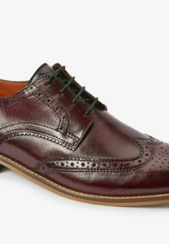 Next CONTRAST BROGUES WIDE FIT - Business-Schnürer - Burgundy Red -Next 171470fae7ae44e28f3b1cde57d6964f