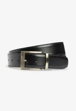 Next BLACK SIGNATURE ITALIAN LEATHER BELT - Gürtel Business - Black -Next 17b9f7f05a0a496ab880e21a85d44fa6