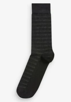 Next PATTERN 8 PACK - Socken - Black -Next 1d53fe461b2049098e4f3fc9ccd02ce4