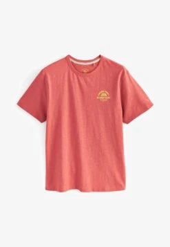 Next REGULAR FIT - T-Shirt Print - Coral Pink -Next 1d71f8a9dcea4e0ca5cbc3bd16128ce5
