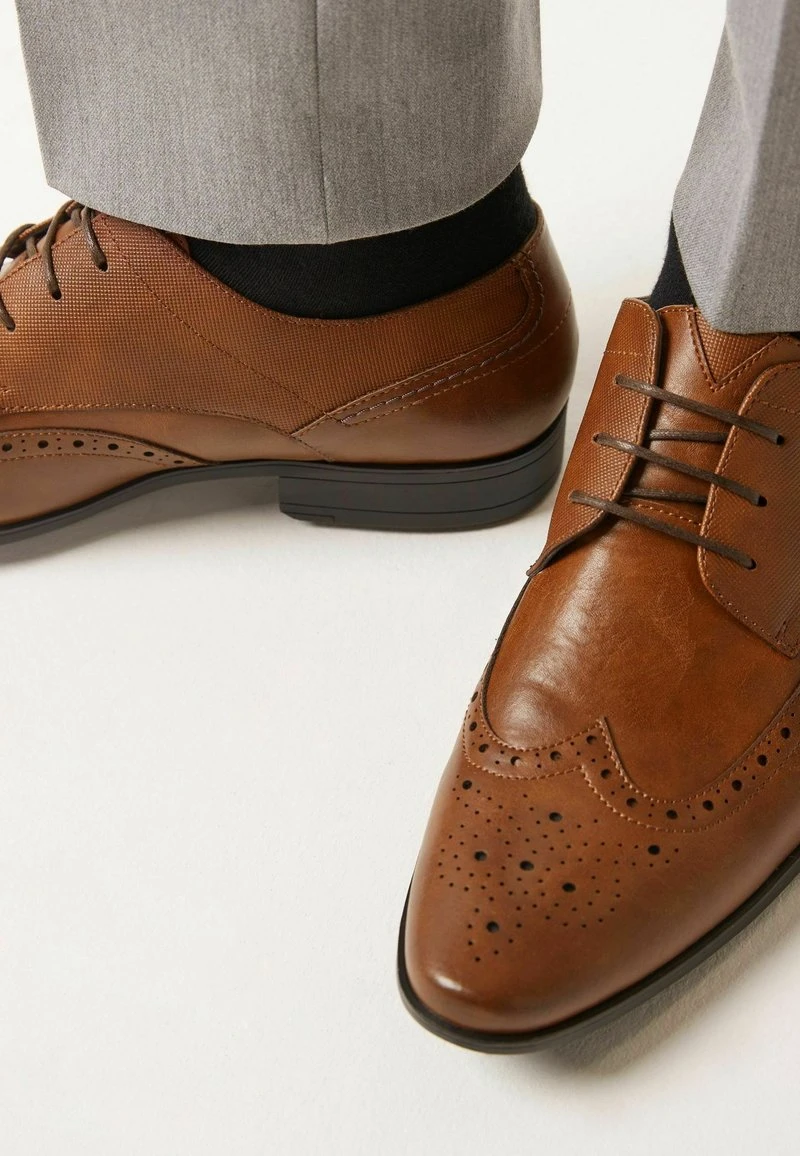 Next WIDE FIT BROGUE STANDARD - Business-Schnürer - Tan Brown 4 Next WIDE FIT BROGUE STANDARD - Business-Schnürer - Tan Brown – Bild 2