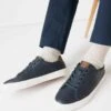 Next PERFORATED SIDE - Sneaker Low - Navy Blue -Next 20ca04bc81654afe9f12f3cf389620e6