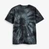 Next TIE DYE STANDARD - T-Shirt Print - Black