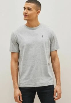 Next 4 PACK REGULAR FIT - T-Shirt Basic - Burgundy Red White Grey Black