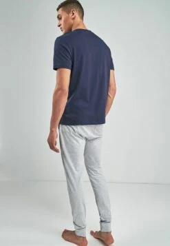 Next SET - Pyjama - Navy Blue/grey -Next 23f3ad6d0c024b55a296af681b86ed24