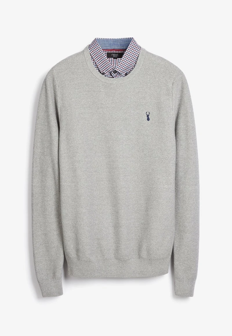 Next MOCK - Strickpullover - Light Grey 7 Next MOCK - Strickpullover - Light Grey – Bild 5