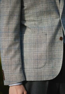 Next NOVA FIDES CHECK SLIM - Sakko - Light Blue -Next 24b3a096c35e44498a023cc479ef0c52