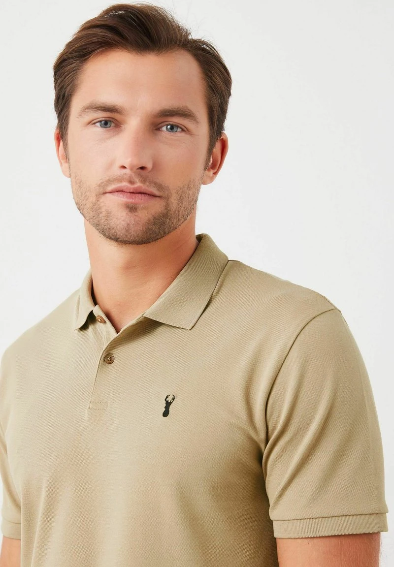 Next PIQUE - Poloshirt - Stone 5 Next PIQUE - Poloshirt - Stone – Bild 3