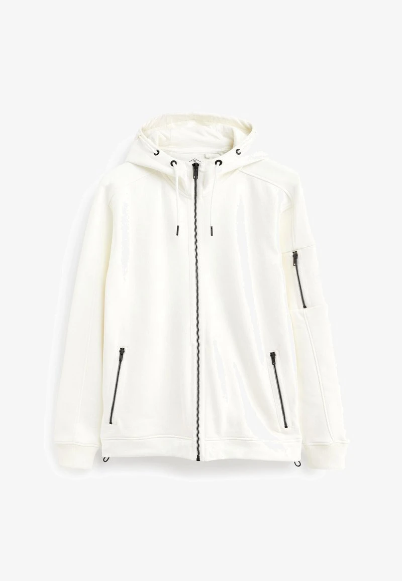 Next Sweatjacke - Ecru White 4 Next Sweatjacke - Ecru White – Bild 2