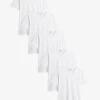 Next 5 PACK - T-Shirt Basic - White 2 Next 5 PACK - T-Shirt Basic - White -Next 2b84e41642dc408ba79441e15b1da711