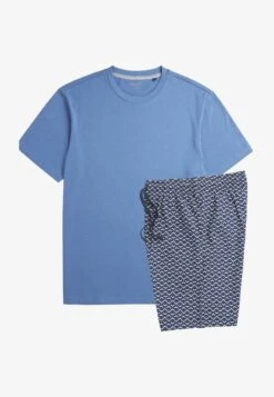 Next SET LIGHTWEIGHT STANDARD - Pyjama - Blue Geo -Next 2bcf8d6b160f4677ba594897ecf7519a