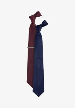 Next TWO PACK WITH TIE CLIP - Krawatte - Blue 11 Next TWO PACK WITH TIE CLIP - Krawatte - Blue -Next 2be29af39f474d5d9a4361cb9af7d301 1