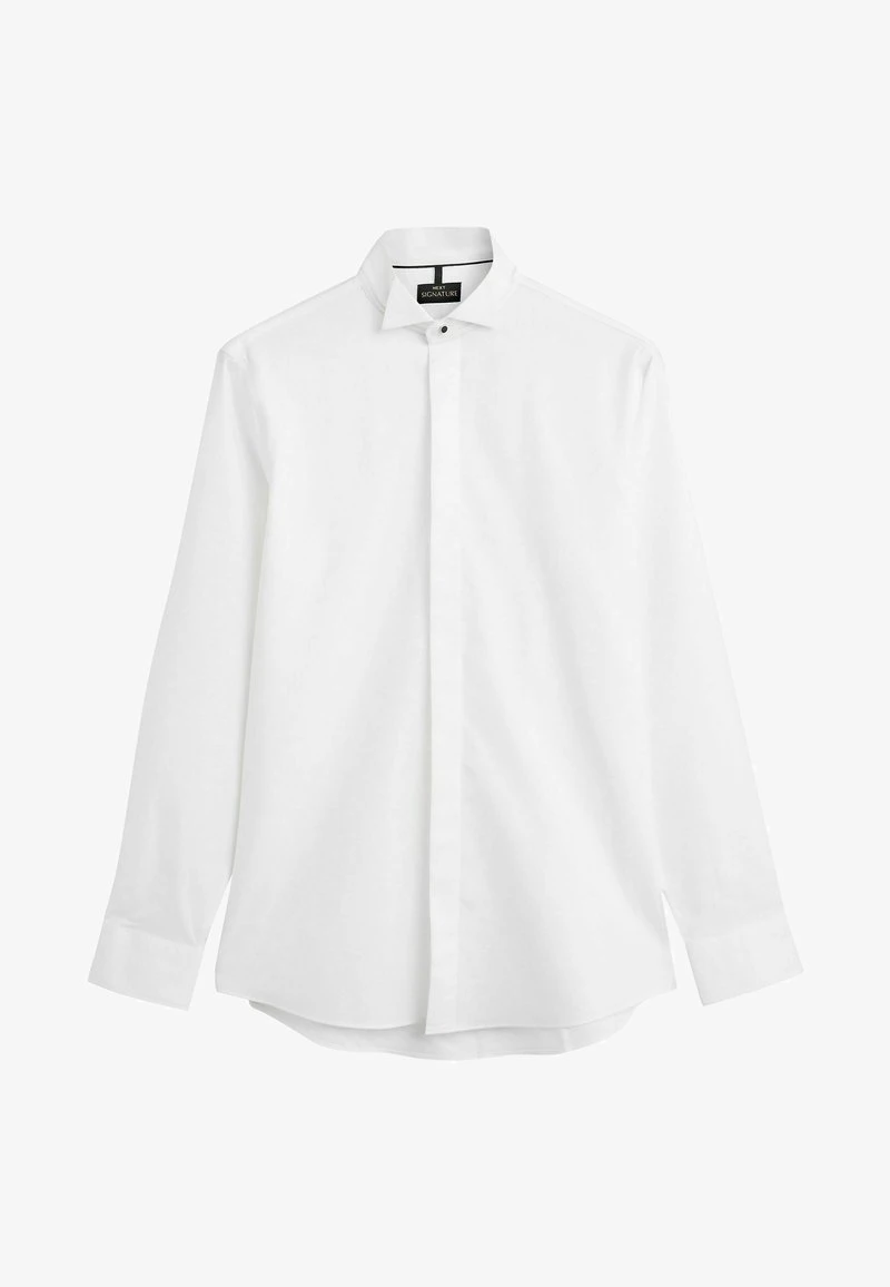 Next SIGNATURE TEXTURED SLIM FIT SINGLE CUFF - Businesshemd - White 3 Next SIGNATURE TEXTURED SLIM FIT SINGLE CUFF - Businesshemd - White