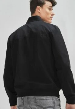 Next SHOWER RESISTANT CHECK HARRINGTON - Übergangsjacke - Black