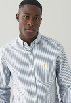 Next STRIPE ROLL SLEEVE - Hemd - Blue -Next 2e591537f42f4f679bf1599b7f2420bd