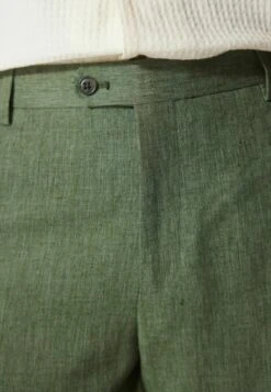 Next TAILORED FIT STANDARD - Stoffhose - Green -Next 2edd452b097c4dd3a3a993a89f49c05b