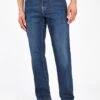 Next Jeans Relaxed Fit - Mottled Blue