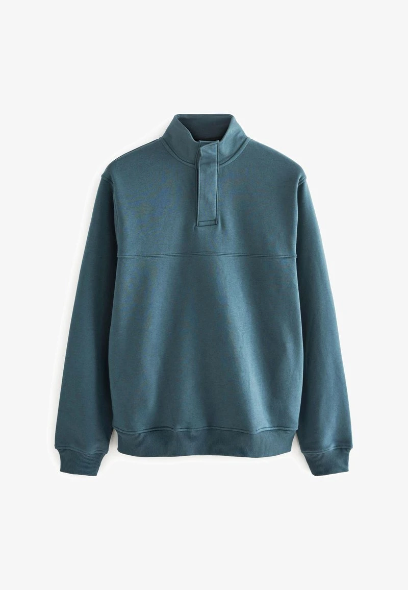 Next BUTTON NECK STANDARD - Sweatshirt - Blue 7 Next BUTTON NECK STANDARD - Sweatshirt - Blue – Bild 5