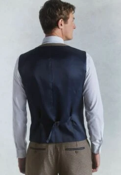 Next CHECK STANDARD - Weste - Taupe -Next 32075e47032447d0834c4a8854321ed8