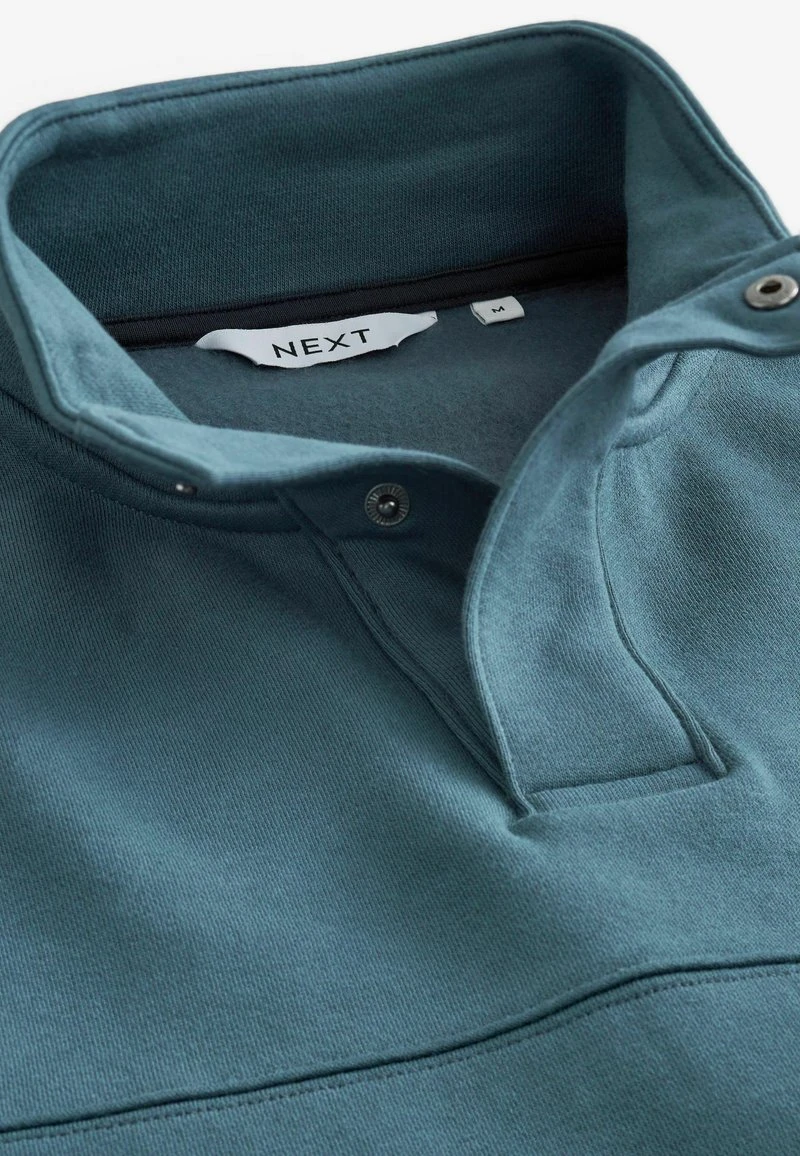 Next BUTTON NECK STANDARD - Sweatshirt - Blue 8 Next BUTTON NECK STANDARD - Sweatshirt - Blue – Bild 6