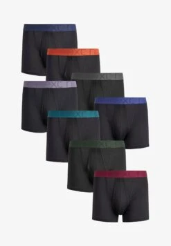 Next A-FRONT 8 PACK - Panties - Black Rich Waistband