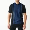 Next PRINT - Poloshirt - Black Cobalt Blue Geo -Next 33b4aac3e3d94f19ae996fd0f54c85ad