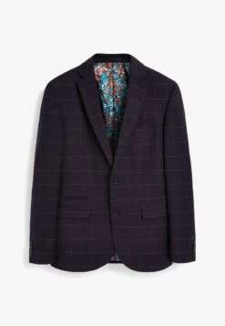 Next WOOL BLEND CHECK - Anzugsakko - Black -Next 35a1fe2947a247128ba04ec7f9d5707e