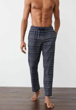 Next MOTION FLEX COSY STANDARD - Nachtwäsche Hose - Blue Fairisle Pattern -Next 388c7fa5515c4538af633b7b46cd943e 1