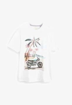 Next PRINT - T-Shirt Print - White Bike -Next 389554b921fe43738706077f521c2f93