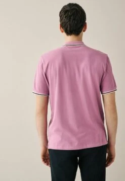 Next TIPPED REGULAR FIT - Poloshirt - Mauve Pink -Next 3d05b115ef894fb9bb033a34ed2029ef