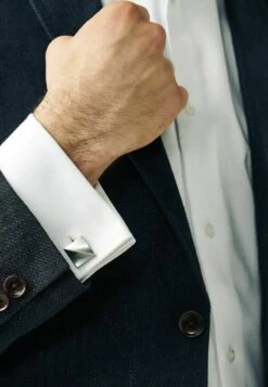 Next SQUARE - Manschettenknopf - Silver Tone