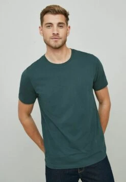 Next 7 PACK - T-Shirt Basic - White Stone Green Grey Grape Navy Blue Tan Brown