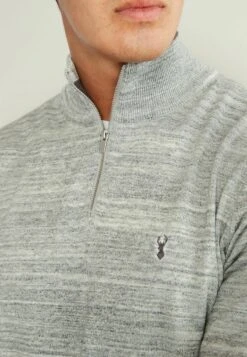 Next RICH - Strickpullover - Light Grey -Next 456cdccde9e54416ba0a5aa0e77f97dc