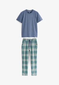 Next LIGHTWEIGHT CHECK SET - Nachtwäsche Set - Navy Blue Green Supersoft 11 Next LIGHTWEIGHT CHECK SET - Nachtwäsche Set - Navy Blue Green Supersoft -Next 45efeab12cee4651ad4bb76b08cf49ab