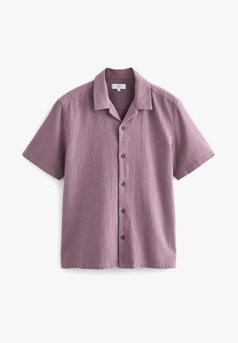 Next TEXTURED SHORT SLEEVE WITH REVERE COLLAR - Hemd - White 7 Next TEXTURED SHORT SLEEVE WITH REVERE COLLAR - Hemd - White – Bild 5